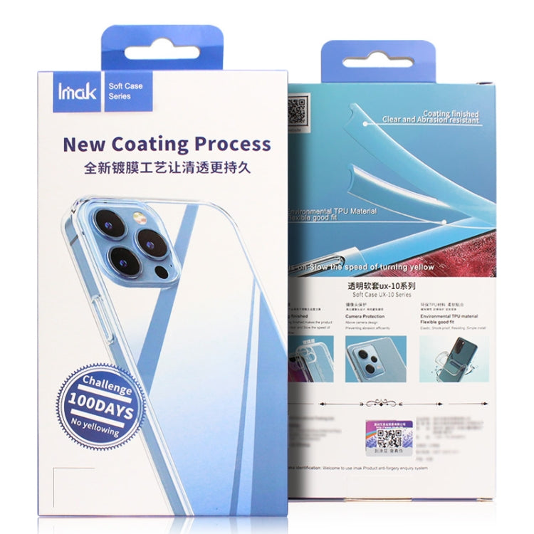 For Nothing Phone 2 imak UX-10 Series Transparent Shockproof TPU Phone Case(Transparent)