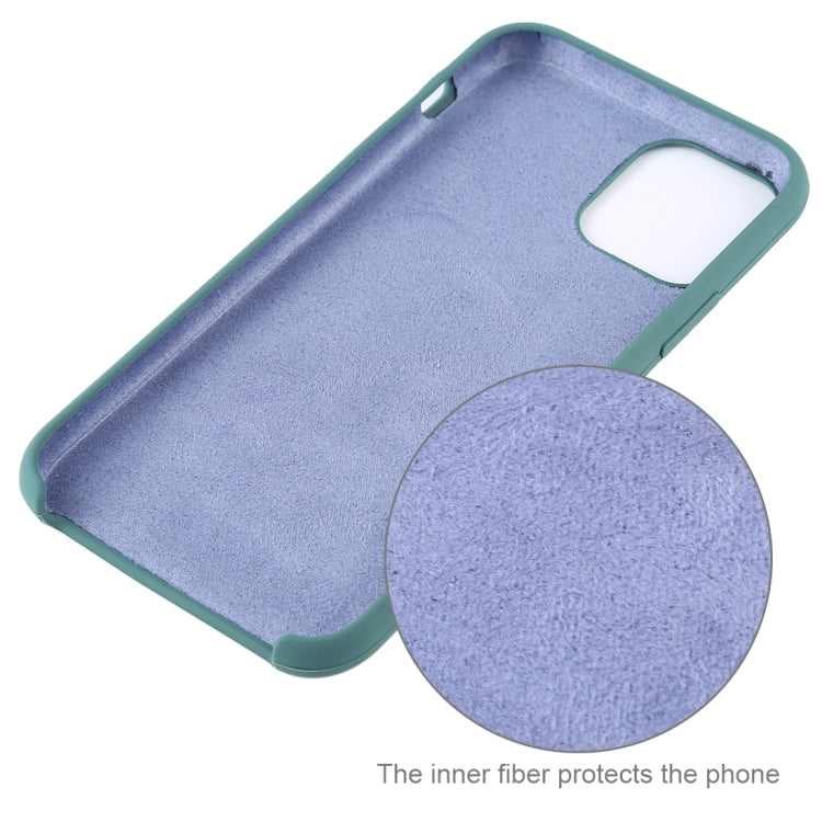 Solid Silicone Phone Case For iPhone 16 Plus(Dark Blue)