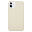 For iPhone 16 Solid Silicone Phone Case(Beige) - iPhone 16 Cases by PMC TechLife | Online Shopping South Africa | PMC TechLife | Buy Now Pay Later Mobicred