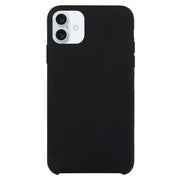 Solid Silicone Phone Case For iPhone 16(Black)