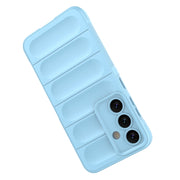 For Samsung Galaxy S24 5G Magic Shield TPU + Flannel Phone Case(Grey)