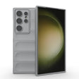 For Samsung Galaxy S24 Ultra 5G Magic Shield TPU + Flannel Phone Case(Grey) - Galaxy S24 Ultra 5G Cases by PMC TechLife | Online Shopping South Africa | PMC TechLife