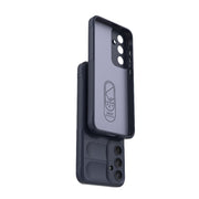 For Samsung Galaxy A55 5G Magic Shield TPU + Flannel Phone Case(Grey)