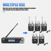 XTUGA  IEM1100 Professional Wireless In Ear Monitor System 5 BodyPacks(EU Plug)