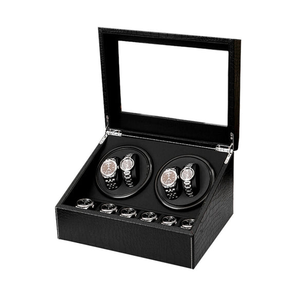 Mechanical Automatic Watch Box Electric Motor Watch Shaker, US Plug