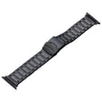 For Apple Watch Series 2 38mm Safety Buckle Titanium Steel Watch Band(Black) - Watch Bands by PMC TechLife | Online Shopping South Africa | PMC TechLife