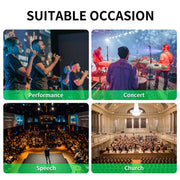 XTUGA SEM100 Professional Wireless In Ear Monitor System 1 BodyPacks(US Plug)