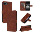 For iPhone 16e AZNS Skin Feel Calf Texture Flip Leather Phone Case(Brown) - free shipping - PMC TechLife - Order now!