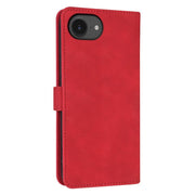 For iPhone 16e AZNS Skin Feel Calf Texture Flip Leather Phone Case(Red)