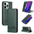 For iPhone 15 Pro Max AZNS Magnetic Calf Texture Flip Leather Phone Case(Dark Green) - iPhone 15 Pro Max Cases by AZNS | Online Shopping South Africa | PMC TechLife | Buy Now Pay Later Mobicred