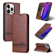 For iPhone 16 Pro Max AZNS Magnetic Calf Texture Flip Leather Phone Case(Dark Brown) - iPhone 16 Pro Max Cases by AZNS | Online Shopping South Africa | PMC TechLife | Buy Now Pay Later Mobicred