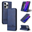 For iPhone 16 Pro AZNS Magnetic Calf Texture Flip Leather Phone Case(Dark Blue) - iPhone 16 Pro Cases by AZNS | Online Shopping South Africa | PMC TechLife | Buy Now Pay Later Mobicred
