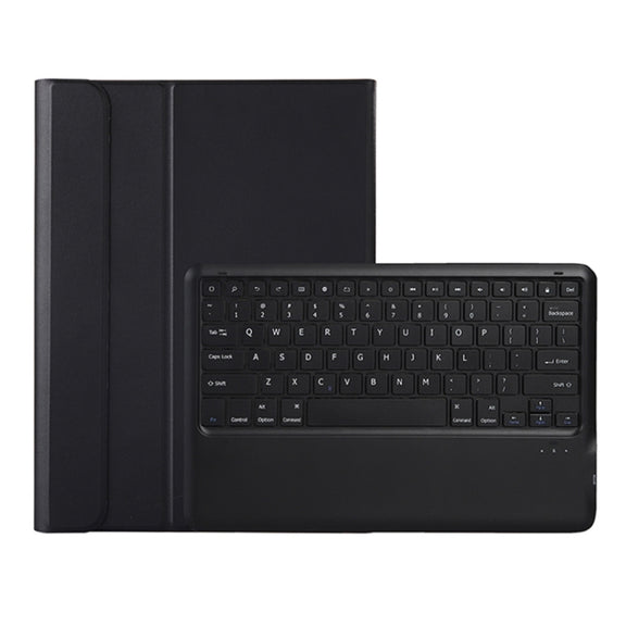 For Samsung Galaxy Tab S9+ A810B Pen Slot Detachable Bluetooth Keyboard Leather Tablet Case(Black)