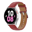For Samsung Galaxy Watch 6 / 6 Classic Leather Replacement Watch Band(Red) - free shipping - PMc TechLife - Order now!