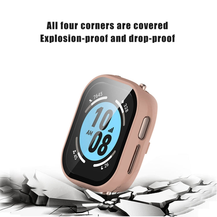 For Honor Watch 4 PC + 9H Tempered Glass Integrated Watch Case(Pine Green)