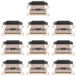 For Xiaomi Mi Note 10 Pro 10 PCS Charging Port Connector - Tail Connector by PMC TechLife | Online Shopping South Africa | PMC TechLife