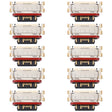 For Xiaomi Redmi K60 10 PCS Charging Port Connector - Tail Connector by PMC Jewellery | Online Shopping South Africa | PMC Jewellery | Buy Now Pay Later Mobicred