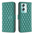 For OPPO A79 5G Diamond Lattice Wallet Leather Flip Phone Case(Green) - OPPO Cases by PMC TechLife | Online Shopping South Africa | PMC TechLife