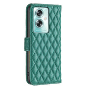For OPPO A79 5G Diamond Lattice Wallet Leather Flip Phone Case(Green)