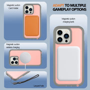 For iPhone 15 Plus Defender Series XT MagSafe Magnetic PC + TPU Shockproof Phone Case(Pink+Grey)