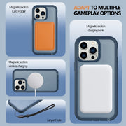 For iPhone 14 Plus Defender Series XT MagSafe Magnetic PC + TPU Shockproof Phone Case(Blue)