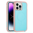For iPhone 14 Pro Defender Series XT MagSafe Magnetic PC + TPU Shockproof Phone Case(Turquoise+Pink) - iPhone 14 Pro Cases by PMC TechLife | Online Shopping South Africa | PMC TechLife
