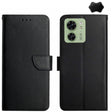 For Motorola Edge 40 Genuine Leather Fingerprint-proof Horizontal Flip Phone Case(Black) - Motorola Cases by PMC TechLife | Online Shopping South Africa | PMC TechLife | Buy Now Pay Later Mobicred