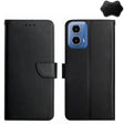 For Motorola Moto G34 5G Genuine Leather Fingerprint-proof Horizontal Flip Phone Case(Black) - Motorola Cases by PMC TechLife | Online Shopping South Africa | PMC TechLife | Buy Now Pay Later Mobicred