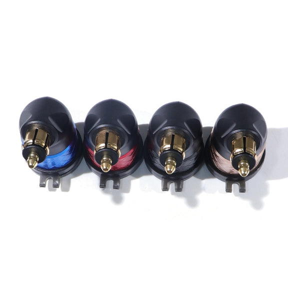 German EU Plug Special Motorcycle Elbow Charger Dual USB Voltmeter 4.2A Charger, Shell Color:Blue(Red Light)