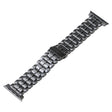 For Apple Watch 42mm Five Beads Titanium Steel Watch Band(Grey) - Watch Bands by PMC TechLife | Online Shopping South Africa | PMC TechLife | Buy Now Pay Later Mobicred