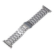 For Apple Watch SE 2023 40mm Five Beads Titanium Steel Watch Band(Silver) - Watch Bands by PMC TechLife | Online Shopping South Africa | PMC TechLife