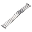 For Apple Watch 38mm Flat Buckle Stainless Steel Watch Band(Silver) - free shipping - PMC TechLife - Order now!