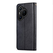 For Huawei Pura 70 AZNS Sheepskin Texture Flip Leather Phone Case(Black)