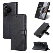 For Huawei Pura 70 Pro / 70 Pro+ AZNS Sheepskin Texture Flip Leather Phone Case(Black)