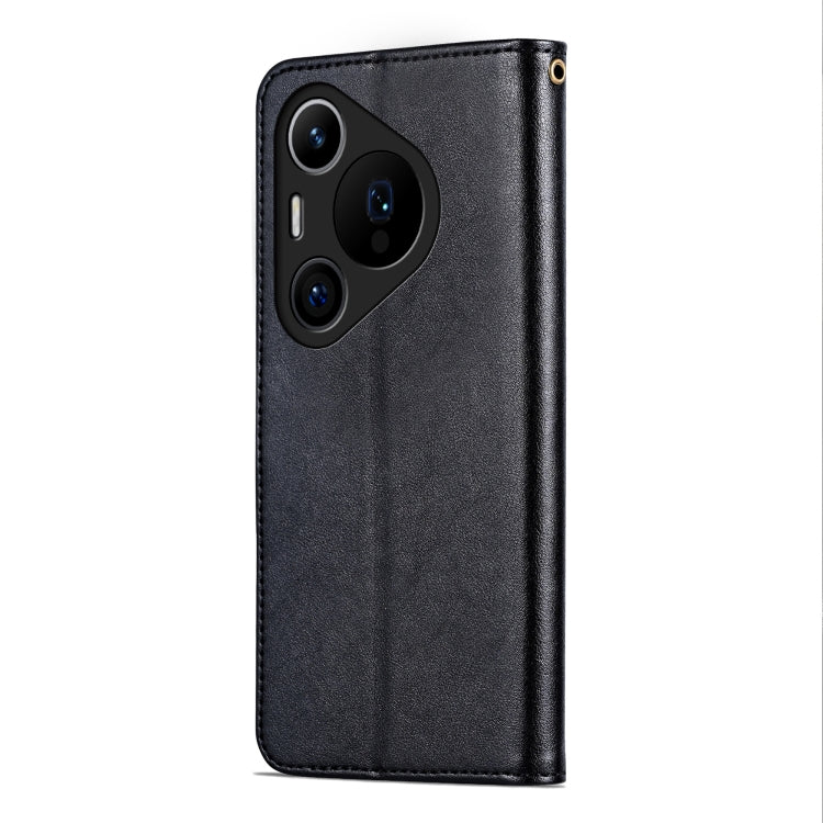For Huawei Pura 70 Pro / 70 Pro+ AZNS Sheepskin Texture Flip Leather Phone Case(Black)