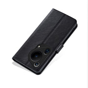 For Huawei Pura 70 Ultra AZNS Sheepskin Texture Flip Leather Phone Case(Black)