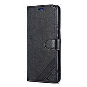 For OPPO Find X7 AZNS Sheepskin Texture Flip Leather Phone Case(Black)