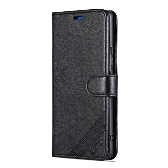 For OPPO Find X7 AZNS Sheepskin Texture Flip Leather Phone Case(Black)