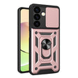 For Samsung Galaxy S24 5G Sliding Camera Cover Design TPU+PC Phone Case(Rose Gold) - Galaxy S24 5G Cases by PMC TechLife | Online Shopping South Africa | PMC TechLife