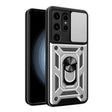 For Samsung Galaxy S24 Ultra 5G Sliding Camera Cover Design TPU+PC Phone Case(Silver) - Galaxy S24 Ultra 5G Cases by PMC TechLife | Online Shopping South Africa | PMC TechLife