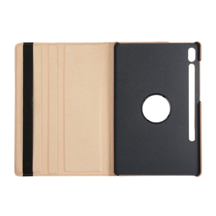 For Samsung Galaxy Tab S9 360 Degrees Rotation Holder Litchi Texture Leather Tablet Case(Black)