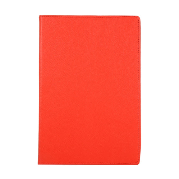 For Samsung Galaxy Tab S9+ / Tab S10+ Litchi Texture 360 Degrees Rotation Holder Leather Tablet Case(Red)