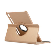 For Samsung Galaxy Tab S9+ / Tab S10+ Litchi Texture 360 Degrees Rotation Holder Leather Tablet Case(Pink)