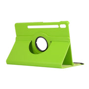 For Samsung Galaxy Tab S9+ / Tab S10+ 360 Degrees Rotation Holder Litchi Texture Leather Tablet Case(Green)