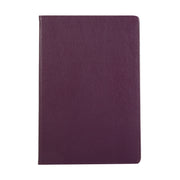 For Samsung Galaxy Tab S9 Ultra 360 Degrees Rotation Holder Litchi Texture Leather Tablet Case(Purple)