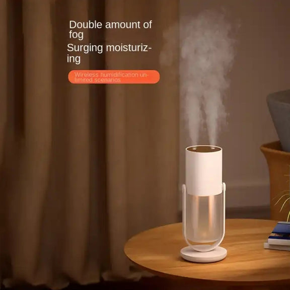 S07 Multi-mode Wireless Double Jet Humidifier(White)