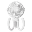 T8 2000mAh Flexible Octopus Tripod Rotatable Portable Fan(White) - Electric Fans by PMC TechLife | Online Shopping South Africa | PMC TechLife | Buy Now Pay Later Mobicred