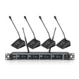 XTUGA A140-C Wireless Microphone System 4-Channel UHF Four Conference Mics(UK Plug) - free shipping - PMC Jewellery - Order now!