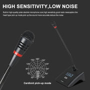 XTUGA A140-C Wireless Microphone System 4-Channel UHF Four Conference Mics(US Plug)
