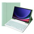 For Samsung Galaxy Tab S9 A710B Candy Color TPU Bluetooth Keyboard Leather Tablet Case with Pen Holder(Light Green) - Samsung Keyboard by PMC TechLife | Online Shopping South Africa | PMC TechLife
